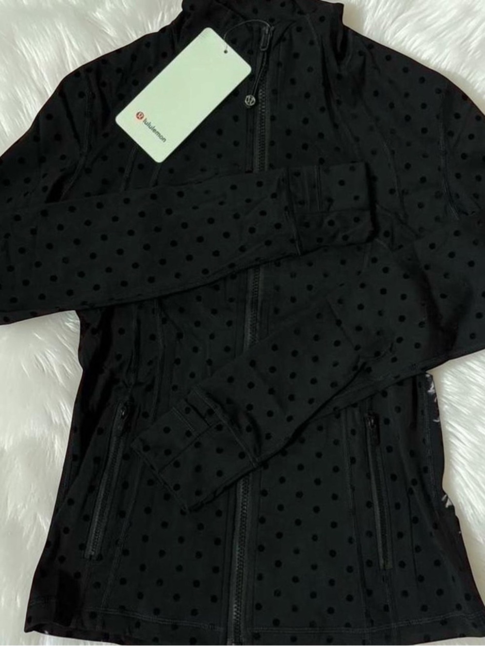 lululemon Define Jacket| Black Polka Dot